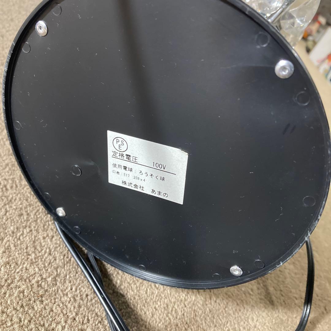 ロココ調 タッチセンサーライト 4灯 キャンドル型ライト シャンデリア