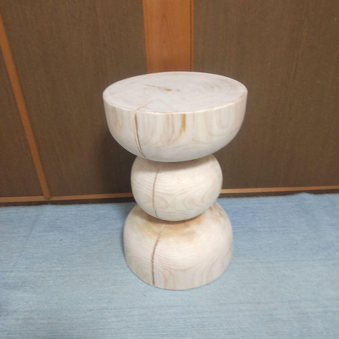 サンタナさん専用丸太椅子スツール
