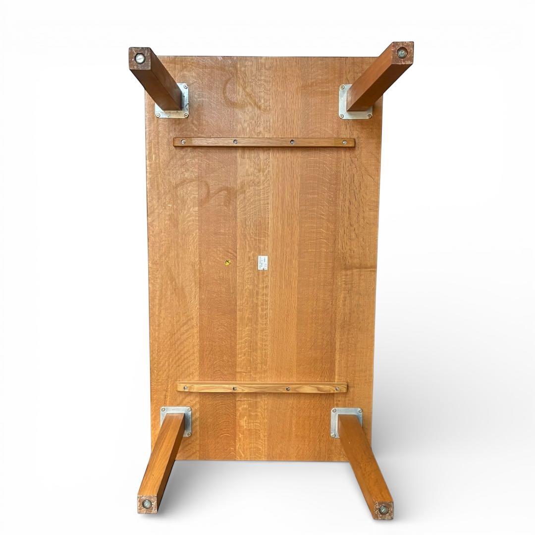 【美品】飛騨産業 HIDA 無垢材 ダイニングテーブル　キツツキマーク　W150