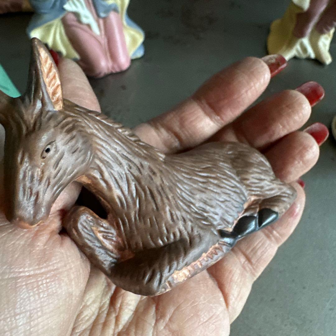 瞬間お値下げ‼️とっても素敵！ クリスマス キリスト降臨　人形セット 陶器製