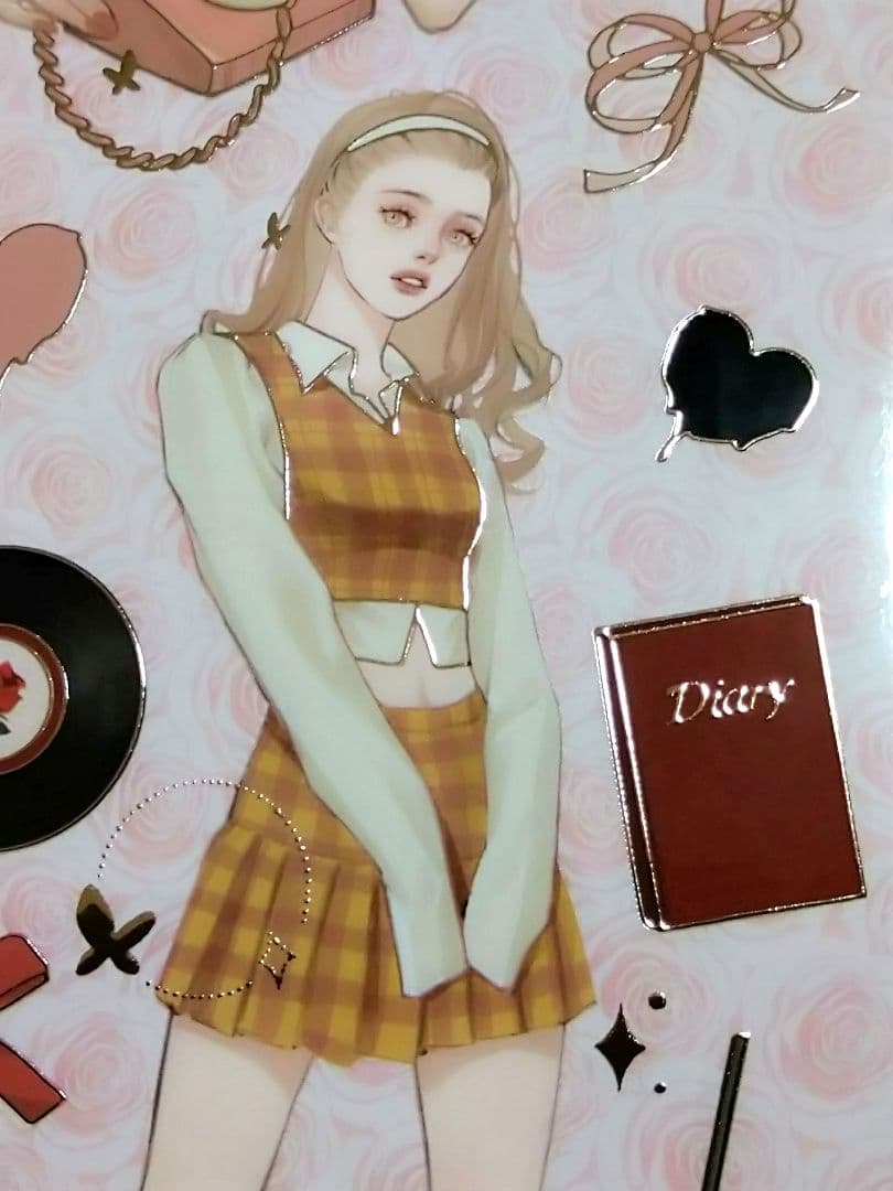 ✩再販✩J653＃SEER B·诺(玫瑰金)切売り海外人物マステ女の子