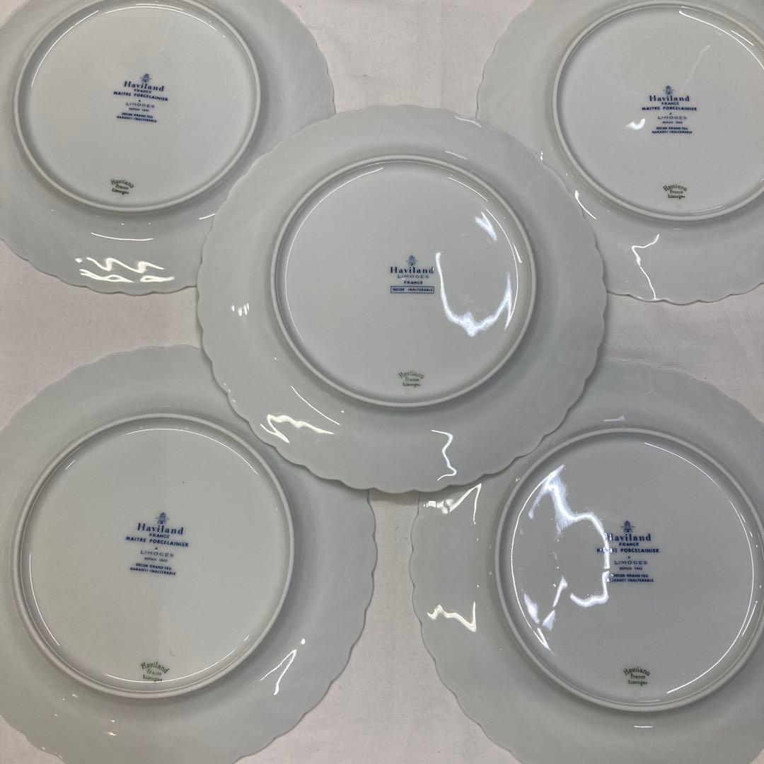 Haviland 食器セット 5枚 植物模様