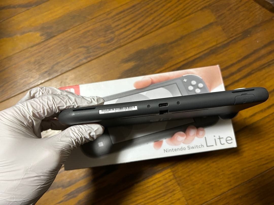 【ジャンク品】Nintendo Switch Lite グレー 本体　箱付