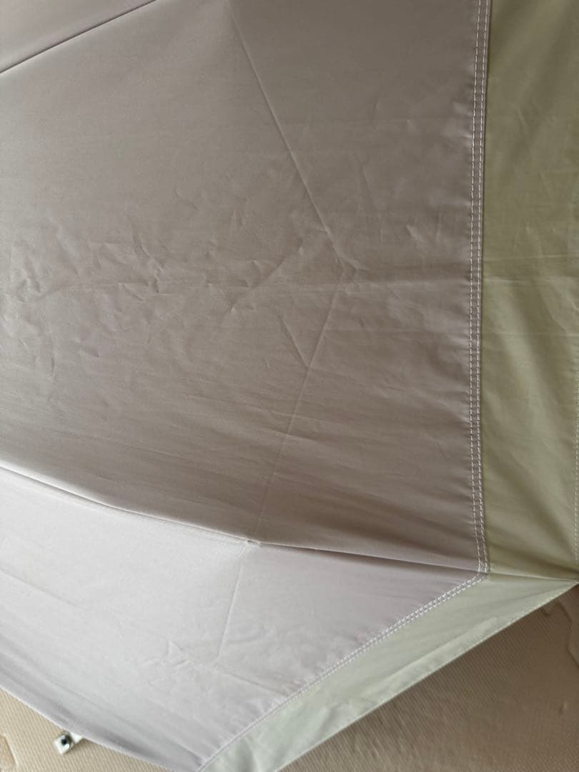 Rose Blanc 折りたたみ傘 雨晴兼用 ピンク×ベージュ