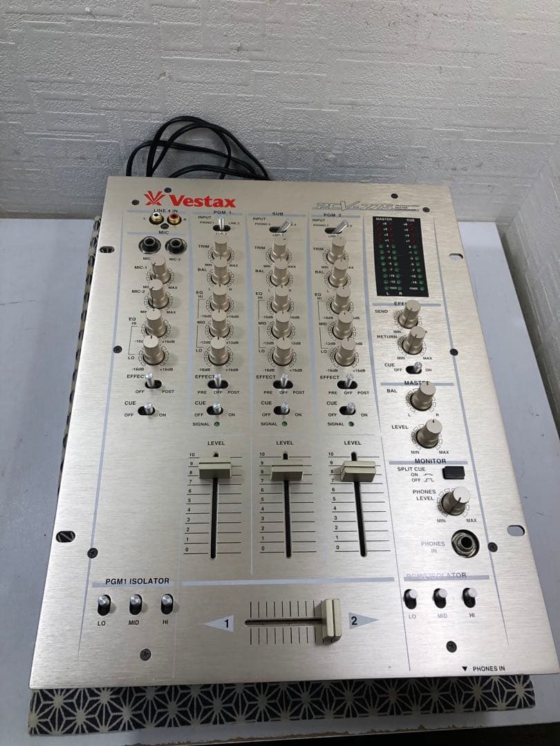 VESTAX ベスタクス　PCV-275 縦横フェーダーメンテナンス