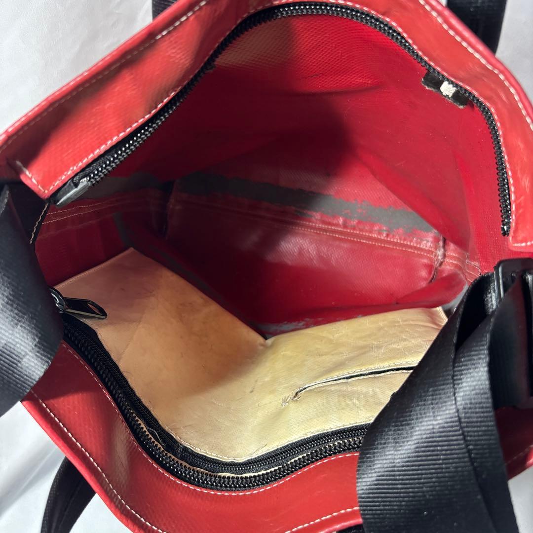 【希少】FREITAG F202 LELAND 2WAYトートバッグ レッド