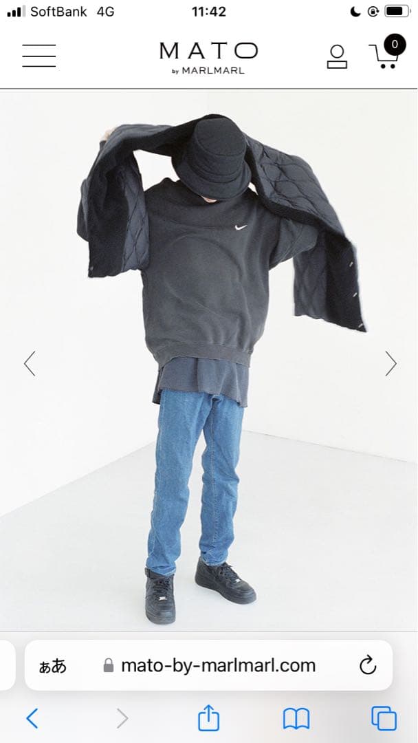 N*中様 MATO by marlmarl マトー ストール パッカブルダウンシ