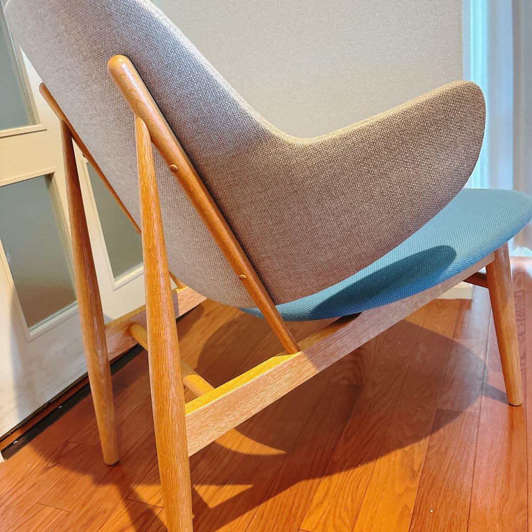 美品 希少カラー kitani キタニ チェア グレー ブルー 北欧家具