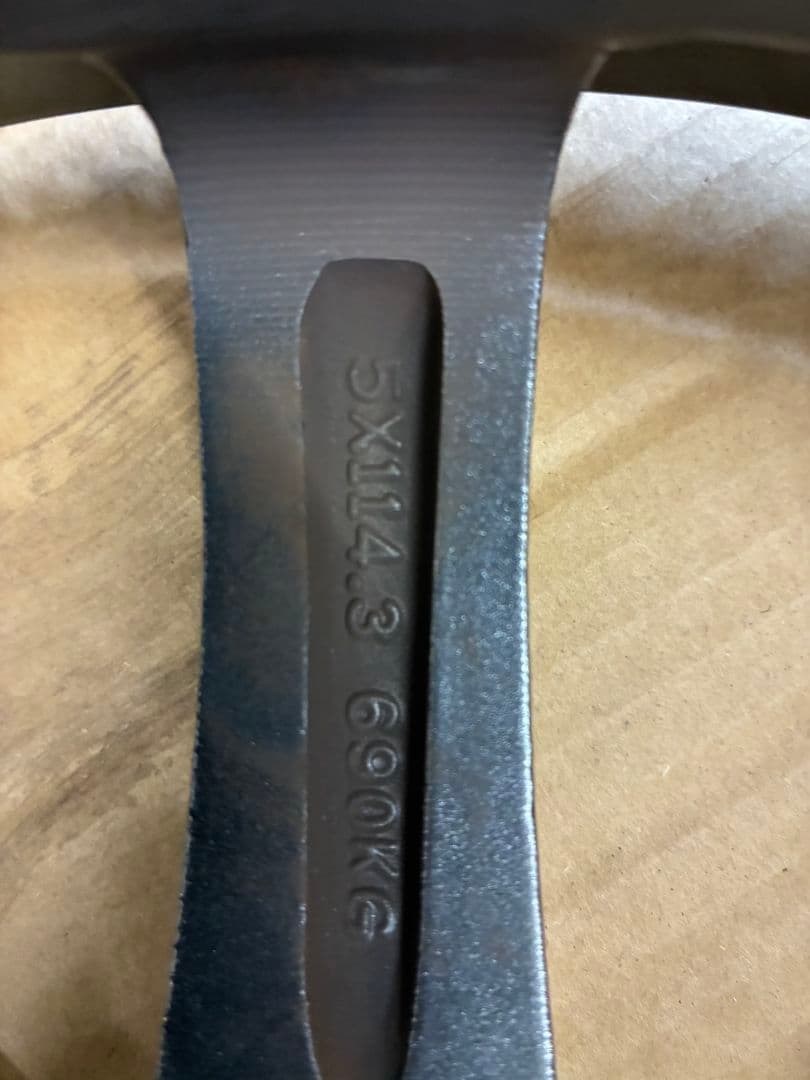 【中古】WEDS VELVA CHARGE　17インチ　ホイール