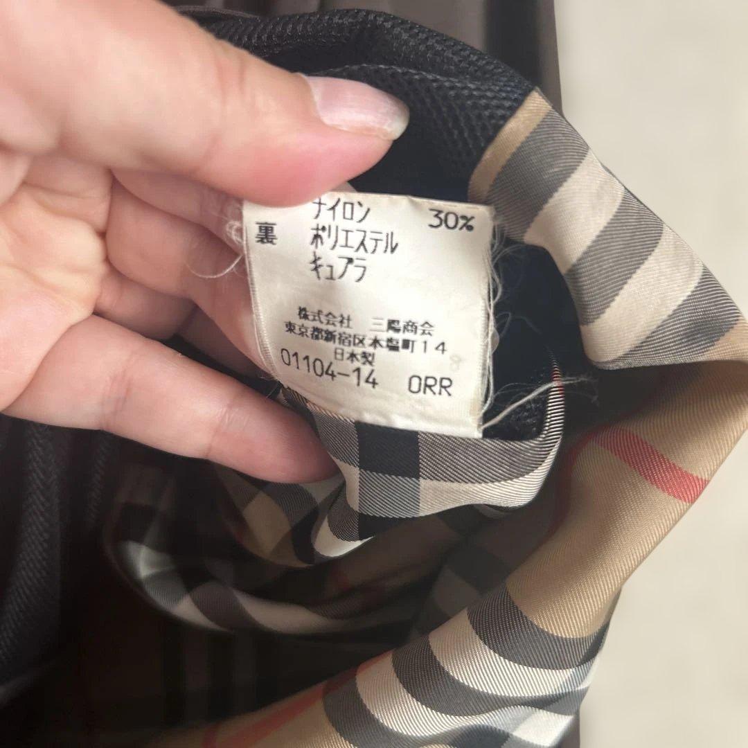 BURBERRYブラウン フード付き モッズコート