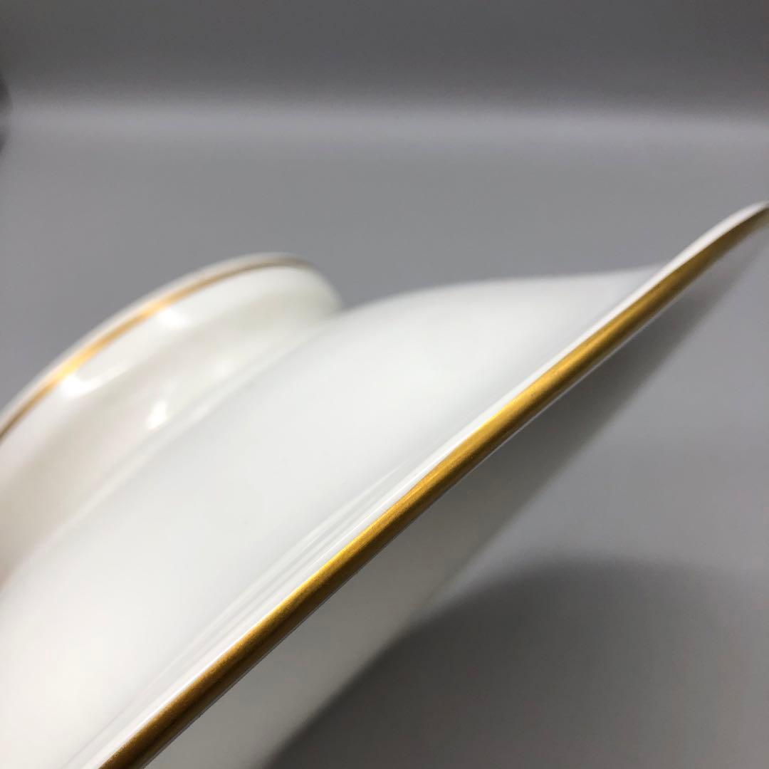 オークラ大倉陶園ゴールドラインイニシャルTカップソーサーボウル高台皿アンティーク