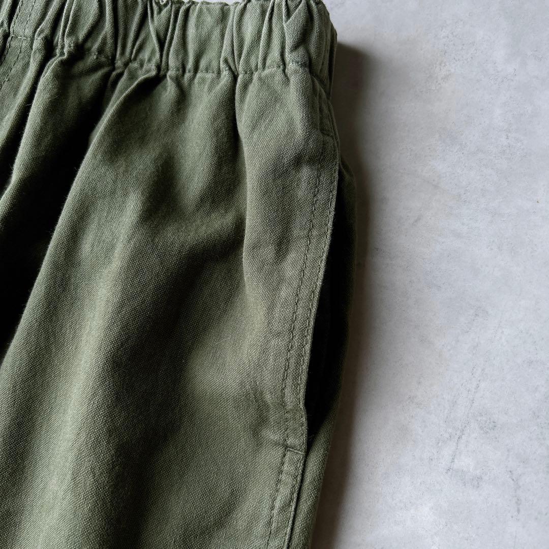 コムデギャルソンコムデギャルソン コットン　パンツ　ウエストゴム　カーキ