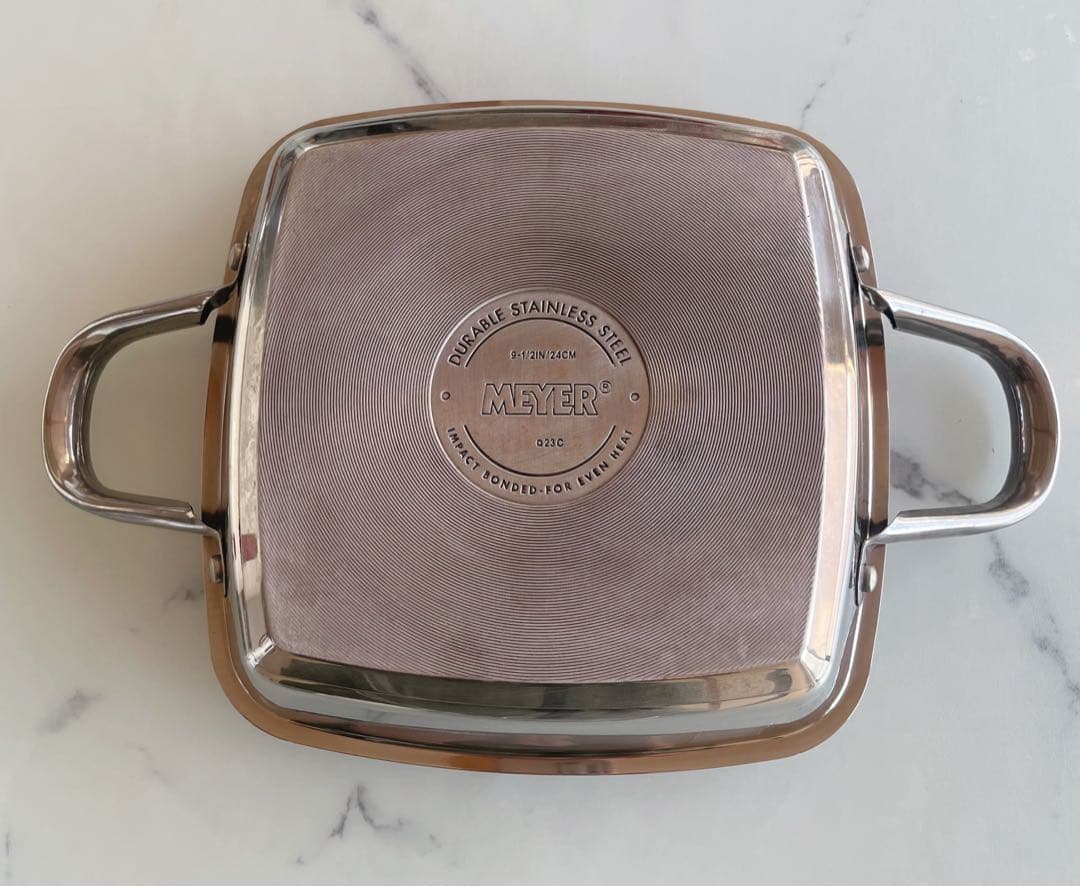 マイヤー　スクエアグリルパンMeyer グリルプレス　3点セット
