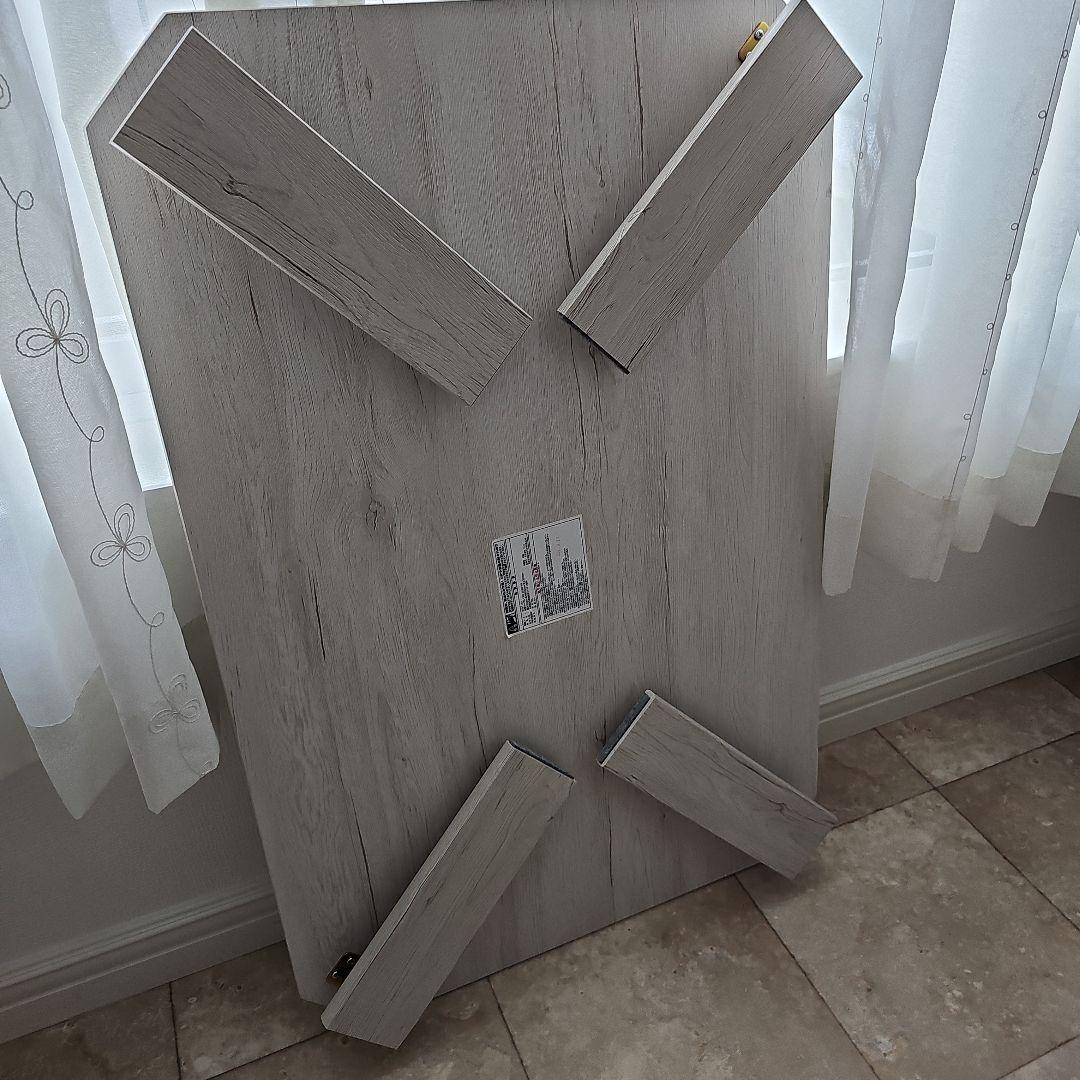 NITOR　ニトリデコホーム　ホワイトウォッシュ折り畳みテーブル　♥️新品♥️