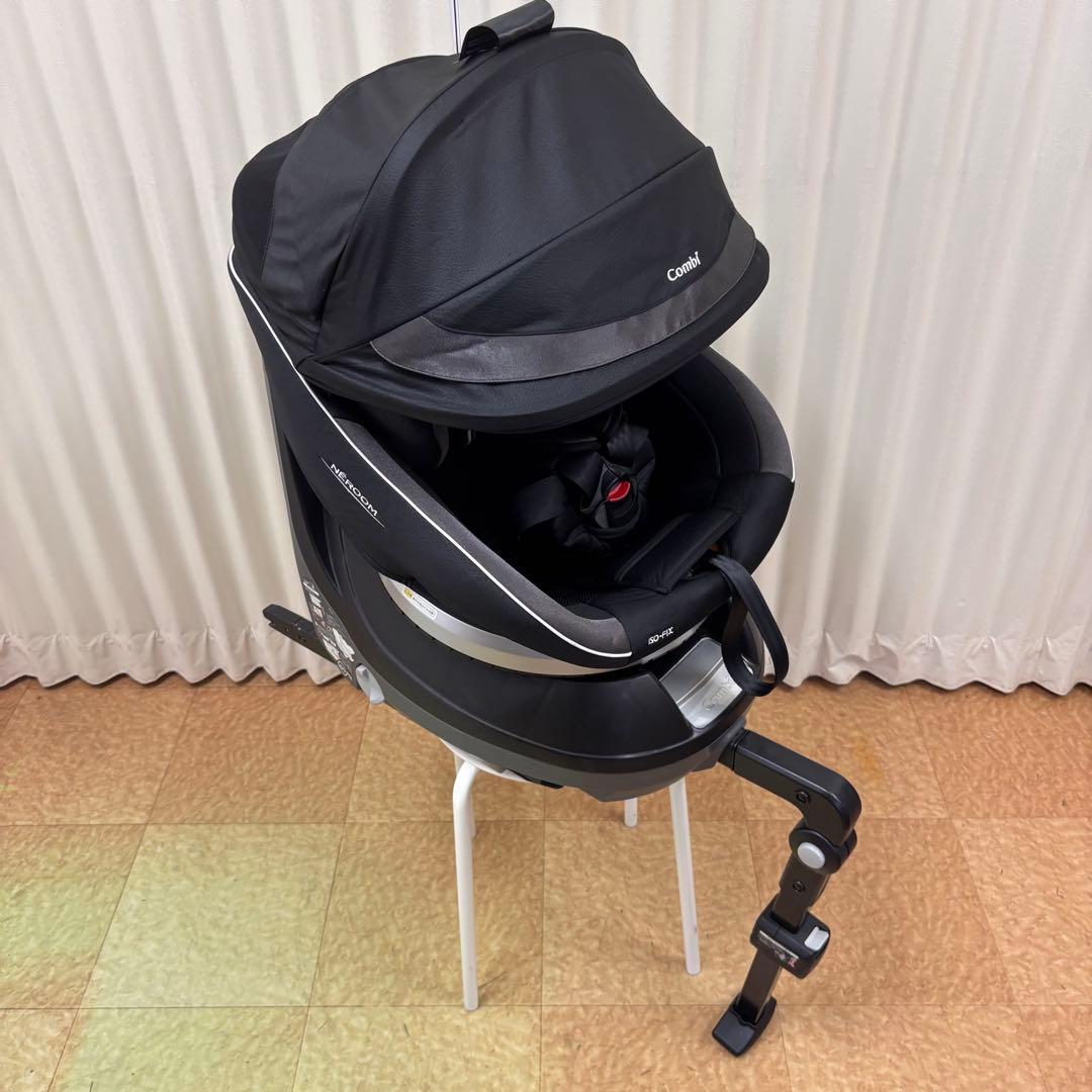クリーニング済☆綺麗☆　コンビ　ネルーム　ISOFIX　エッグショック　ブラック