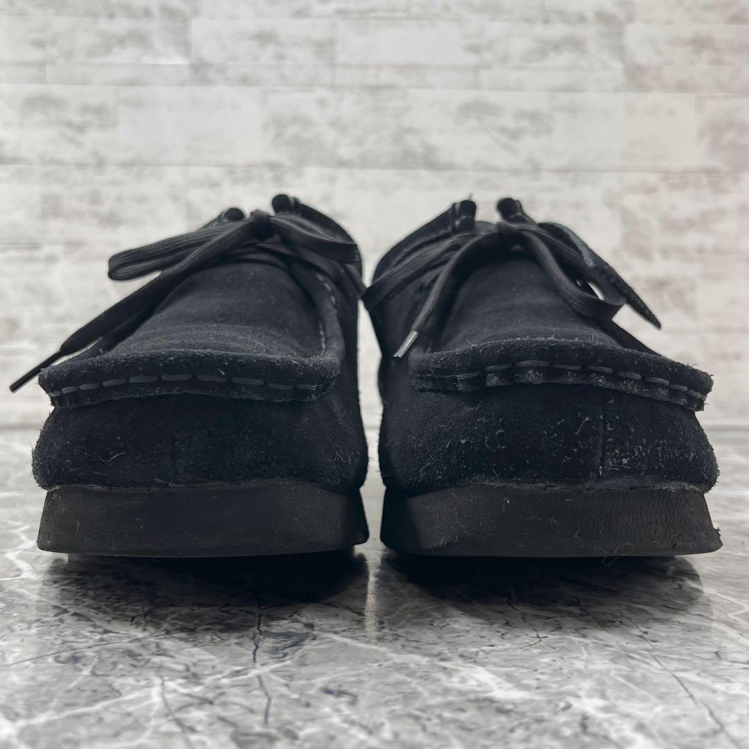 クラークスオリジナル ワラビー ブーツ GTX 27cm相当 ブラック スエード