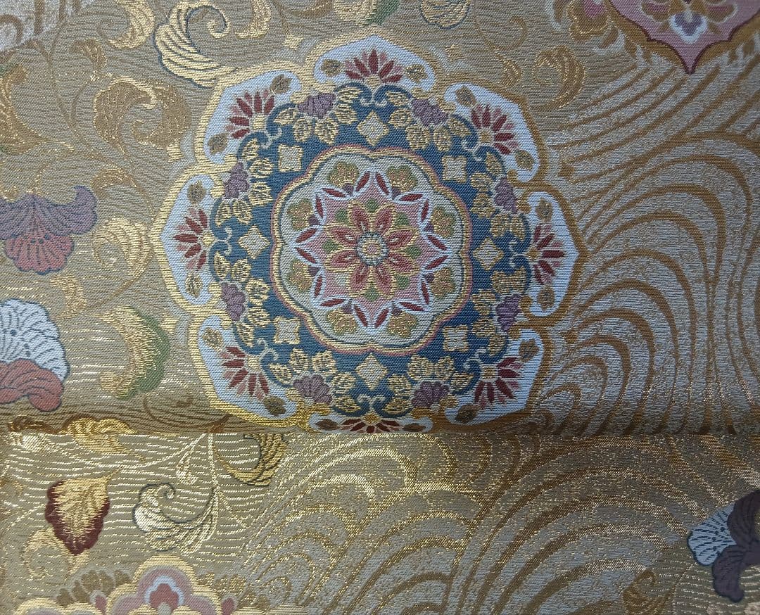 二重太鼓作り帯　二部式帯　訪問着　留め袖　無地の着物