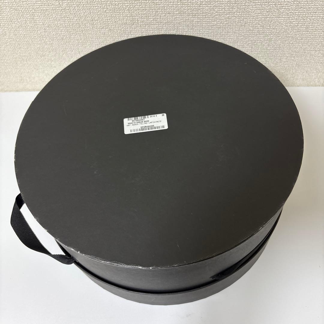 美品　未使用　GUCCI グッチ　帽子　ヴェール　Hat Veil M 57