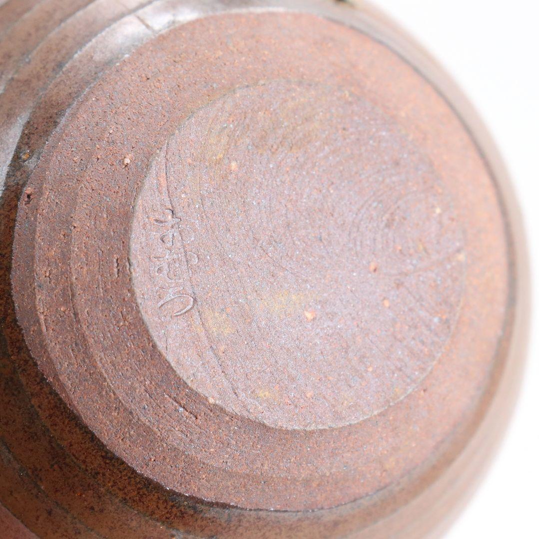 御室窯 柴田孝三作 唐物中興名物 岩城文琳写 茶入 東山緞子仕覆　V906　N9