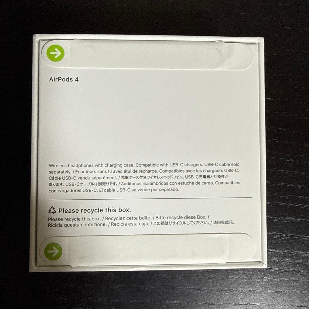 Apple AirPods 4 新品未開封