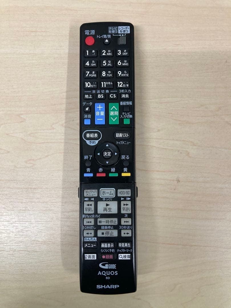 かなり綺麗　1TB シャープ　AQUOS ブルーレイ　BD-W1700