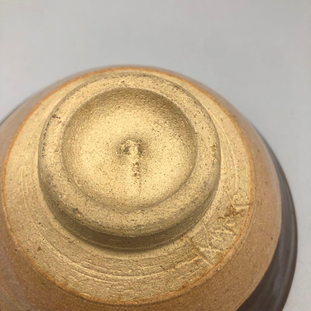 新品未使用木箱入り芸術保存指定作家大江文象御深井平茶盌 水月お茶碗骨董品