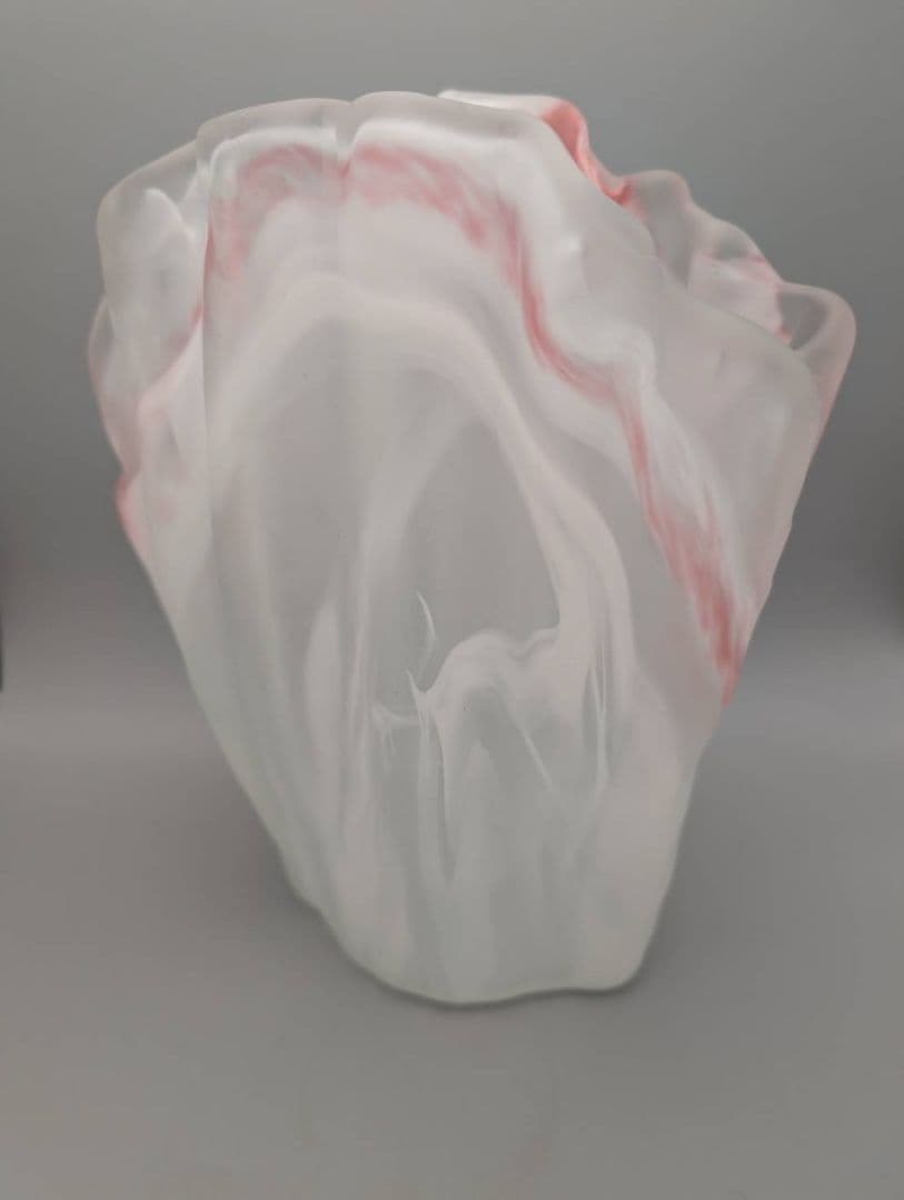 MURANO　ムラノ　ピンク　花瓶　置物　インテリア　イタリー製