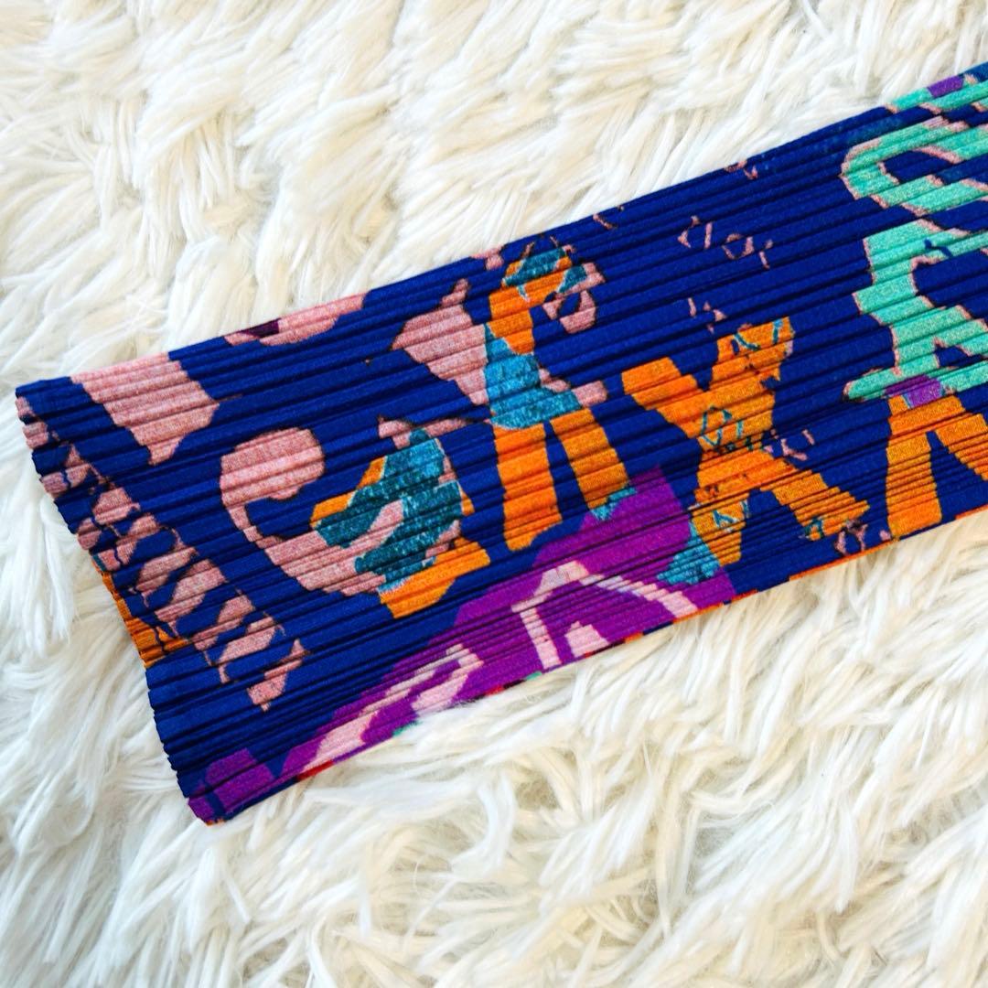 プリーツプリーズ グラフィックアート カットソー 長袖 イッセイミヤケ