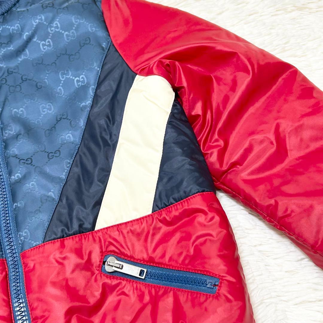 【美品】GUCCI グッチ キッズ ブルゾン コート ナイロン GGロゴ