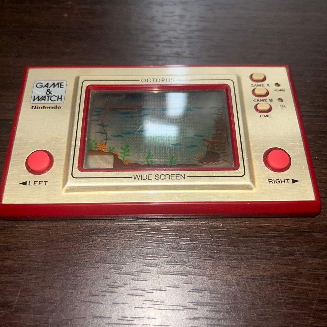 【動作品】任天堂 ゲームウォッチ GAME & WATCH オクトパス