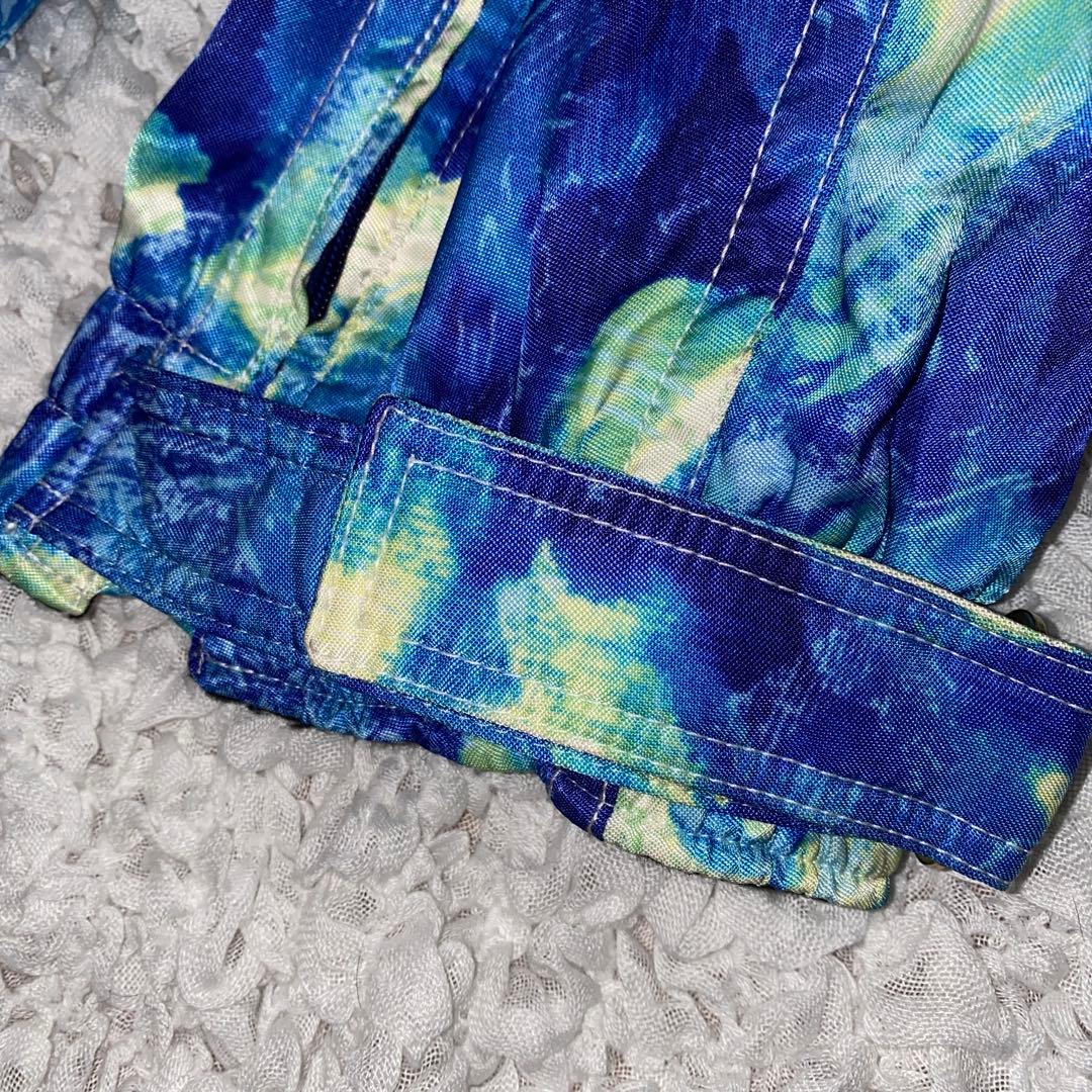 【デサント】レトロ スキーウェア スノボーウェア セットアップ　M 派手カラフル