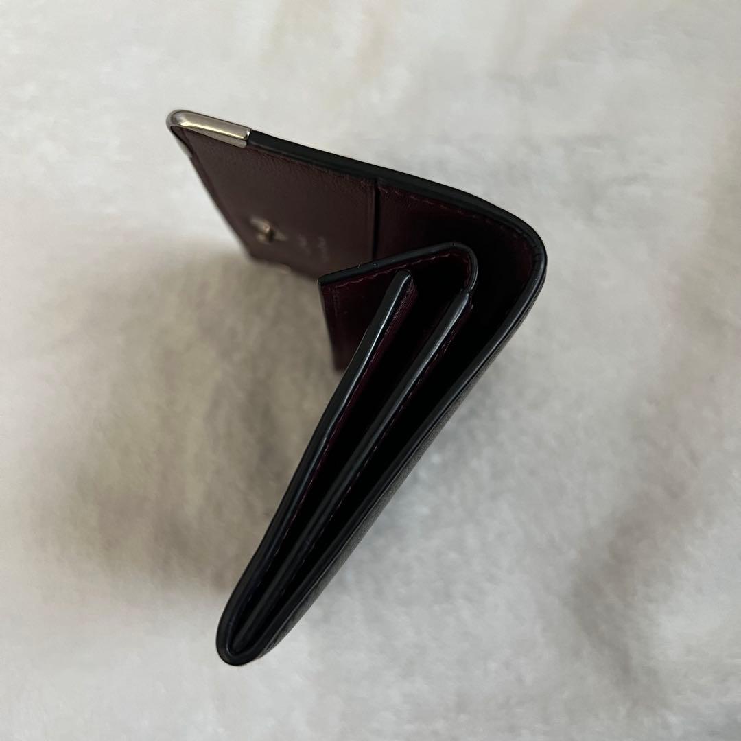 極上のエイジング　カルティエ　マスト ドゥ レザー ケース 小銭入れ