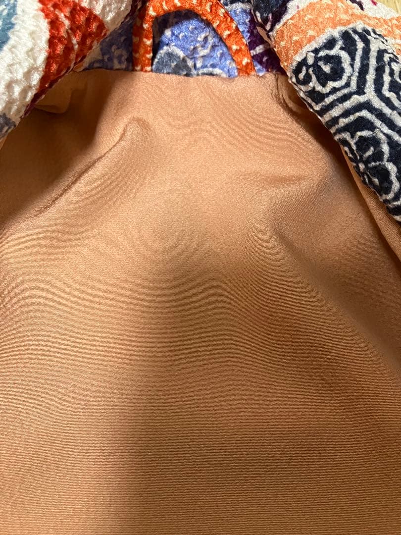 正絹　藤娘きぬたや　総絞り被布　同布髪飾り