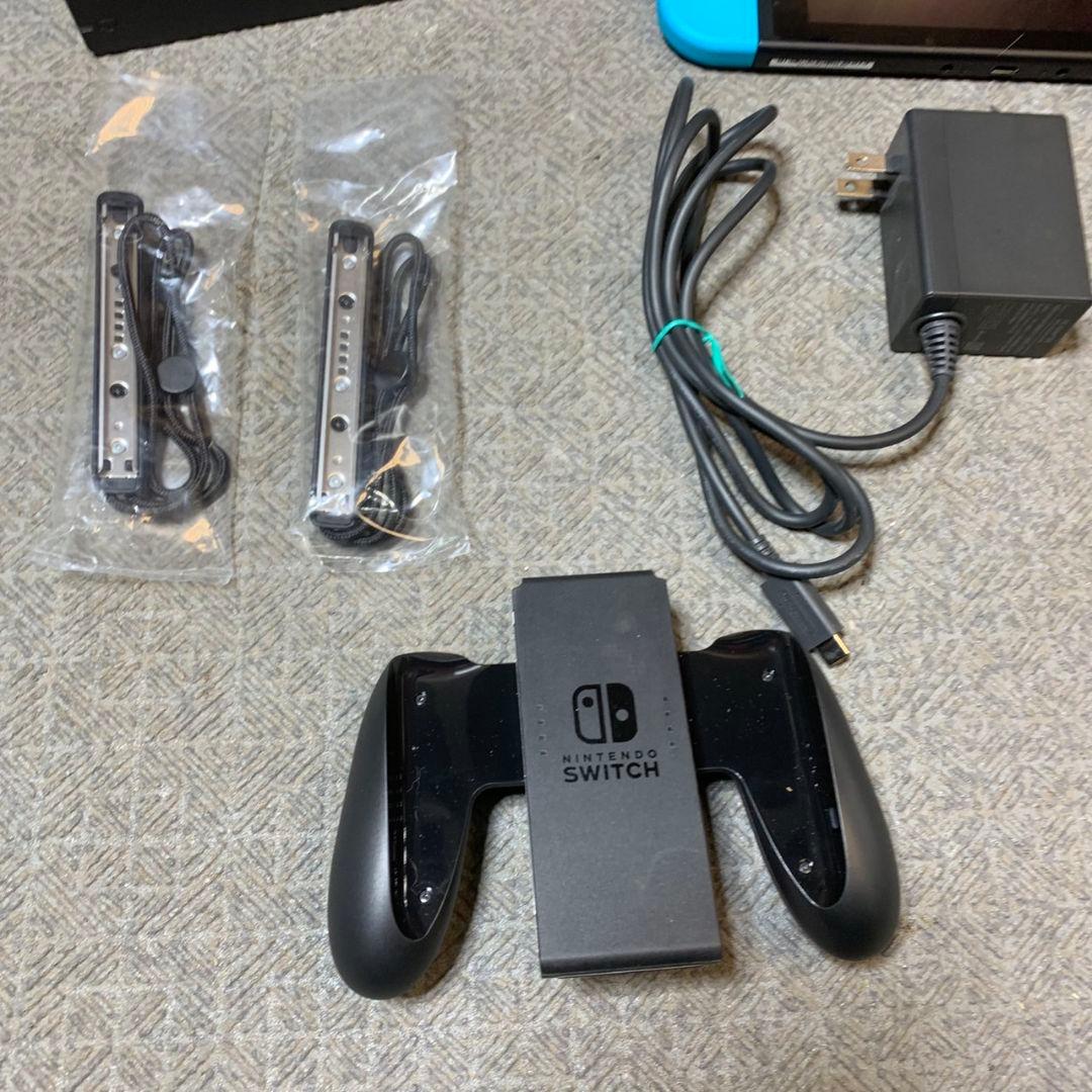 J339\" 初期化済 Nintendo Switch ネオンレッド ブルー