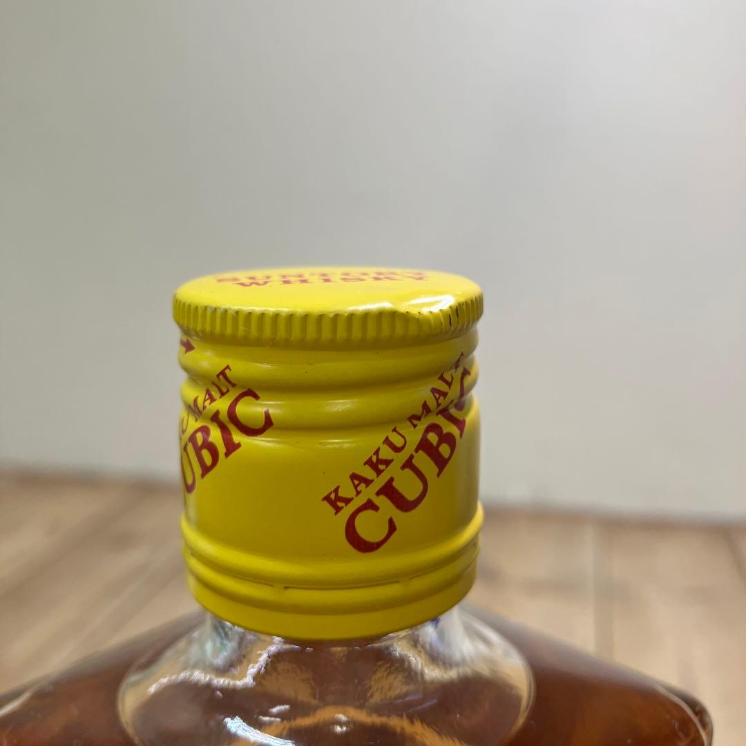 E-壁 希少 サントリー ウィスキー デザインボトル 終売 角 キュービック