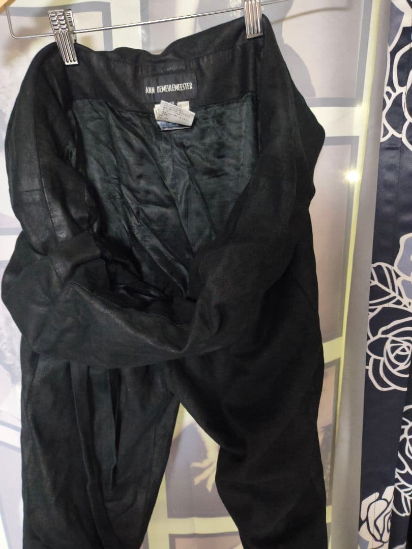 【定番】Ann Demeulemeesterレザーパンツ