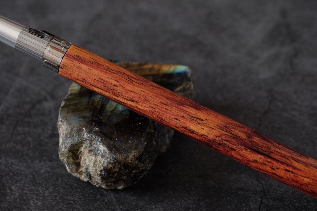 PG5木軸カスタム0208　高村杢工房製図用シャープペンシル チューリップウッド