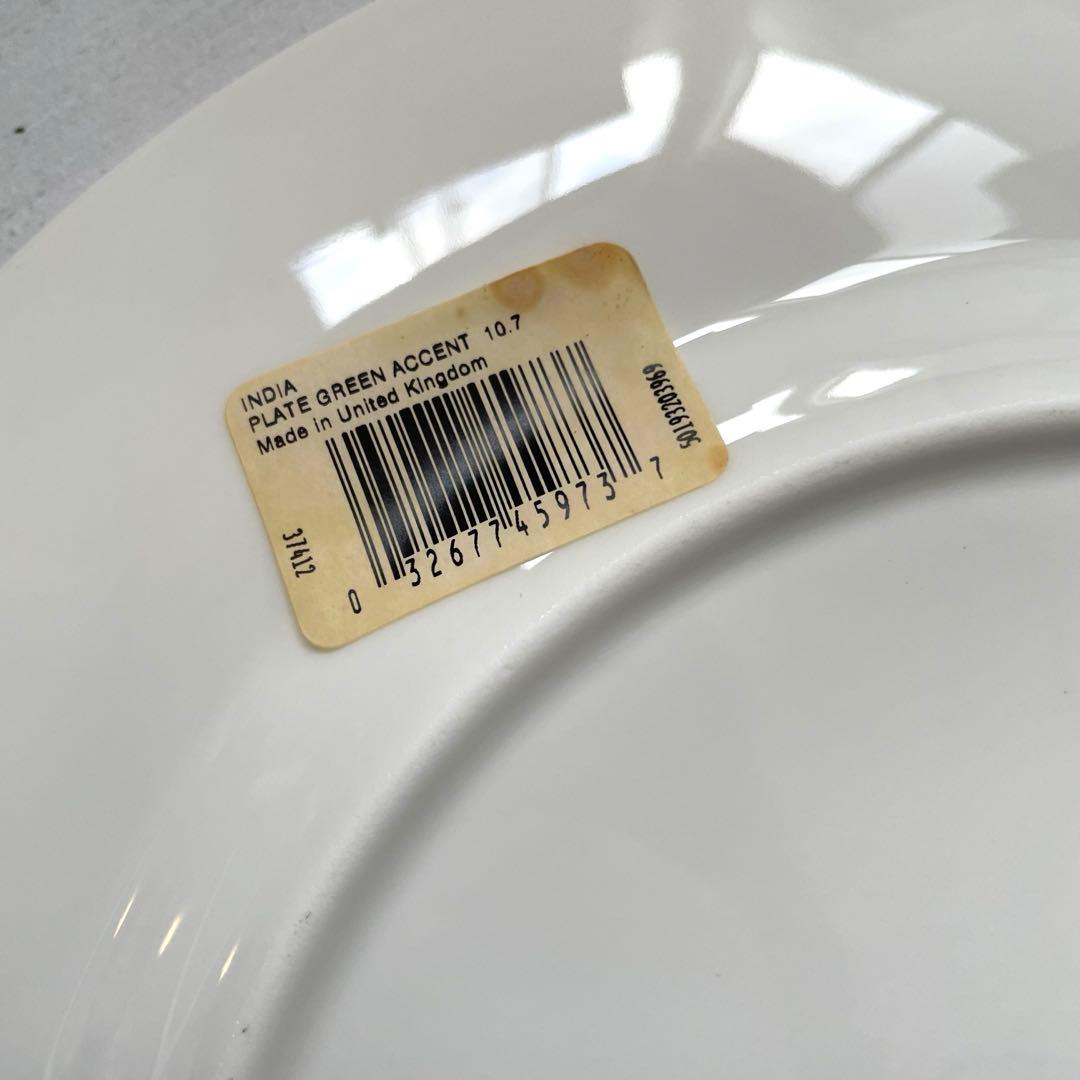 希少WEDG WOODインディア グリーン27cm ディナープレート2枚セット