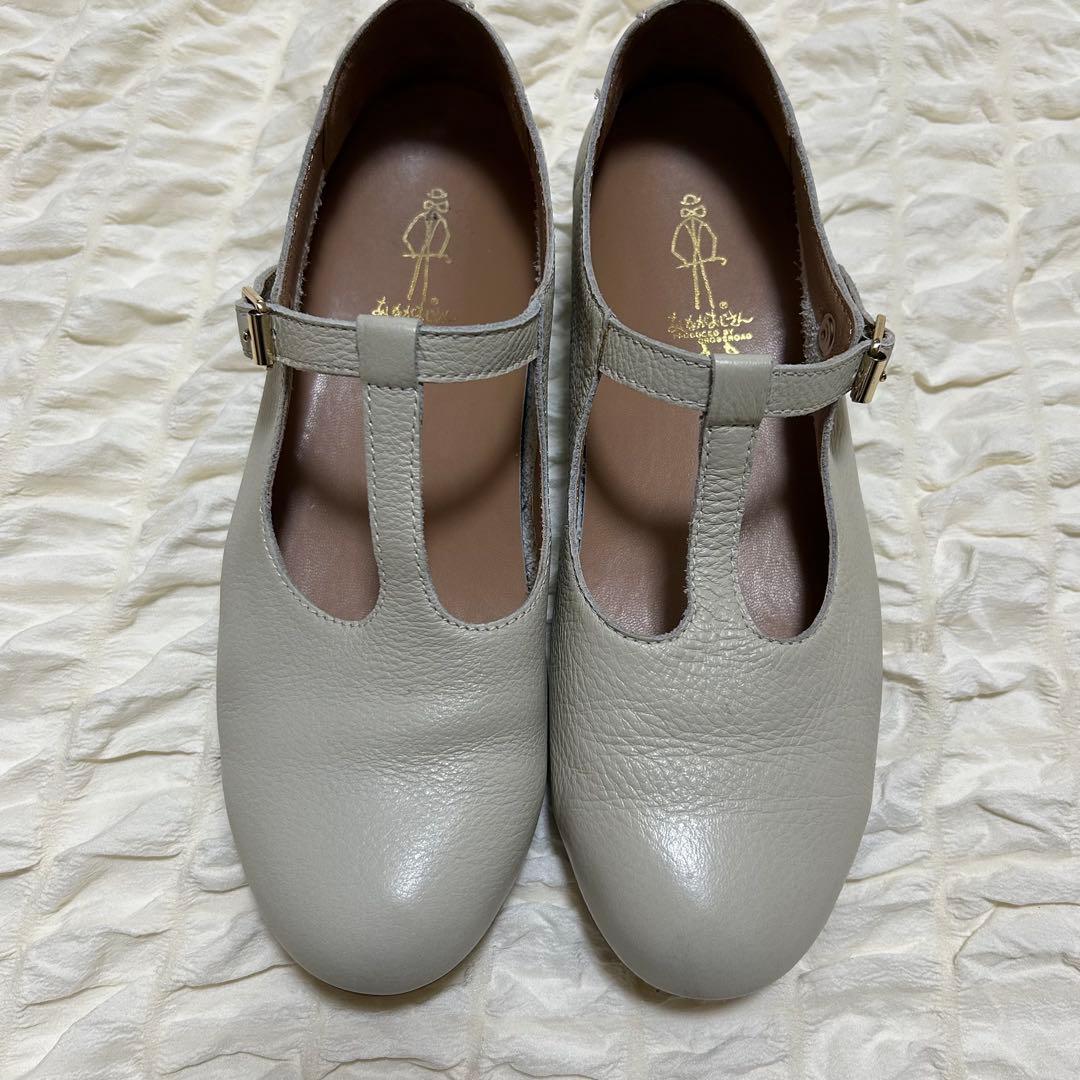 あしながおじさん デイリーユースしやすいTストラップシューズ パンプス 24cm