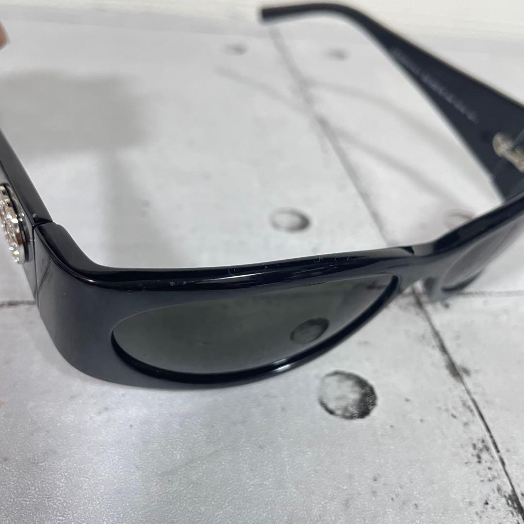 GUCCI グッチ　サングラス GGロゴ　インターロッキング ラインストーン 黒