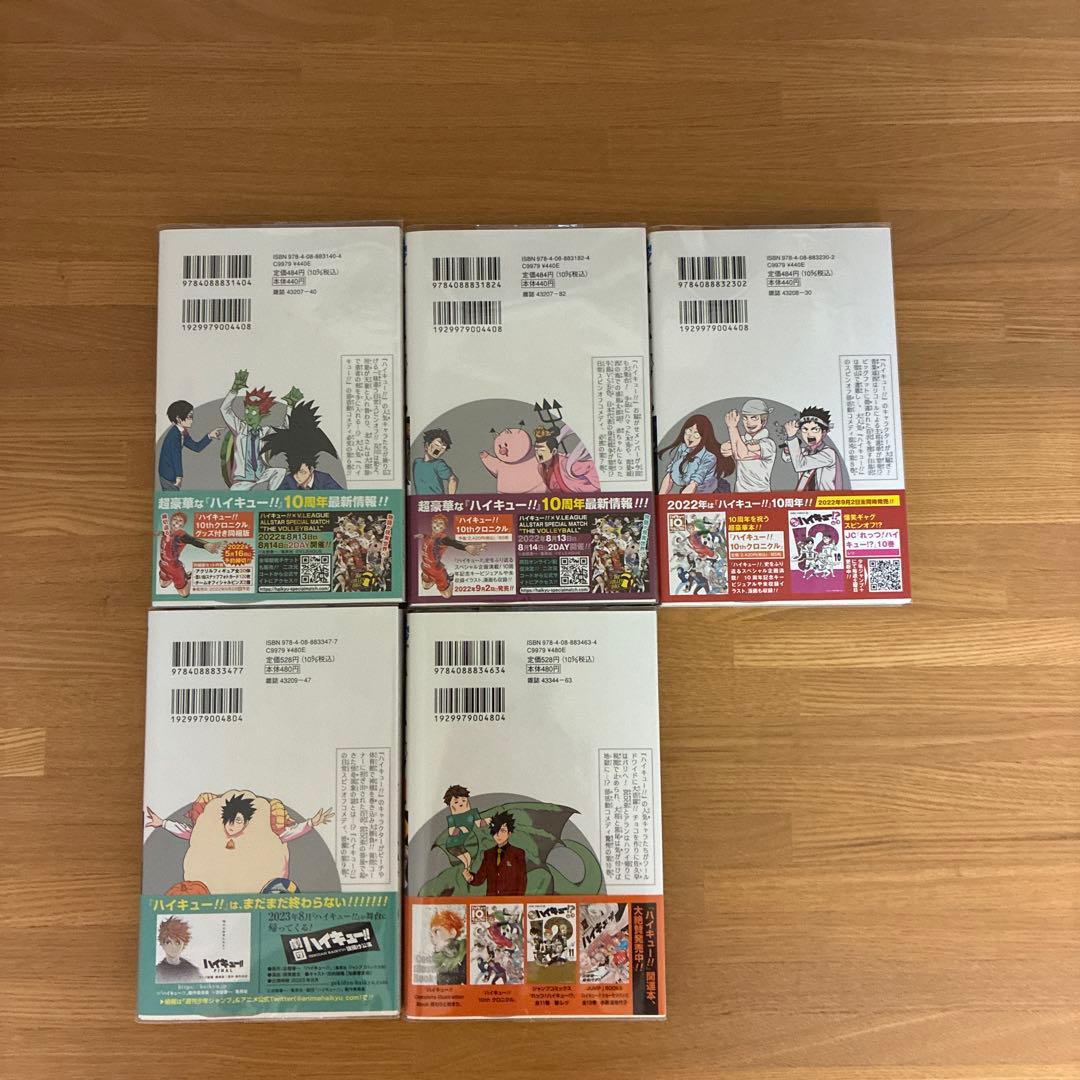 ハイキュー!! 全45巻セット　ハイキュー部1 〜10