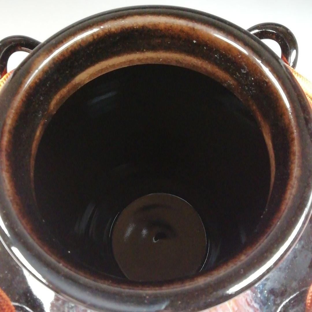 Ｔ８５１　飾壷　『平安　万代草山 造』『茶壷』　共箱　茶道具