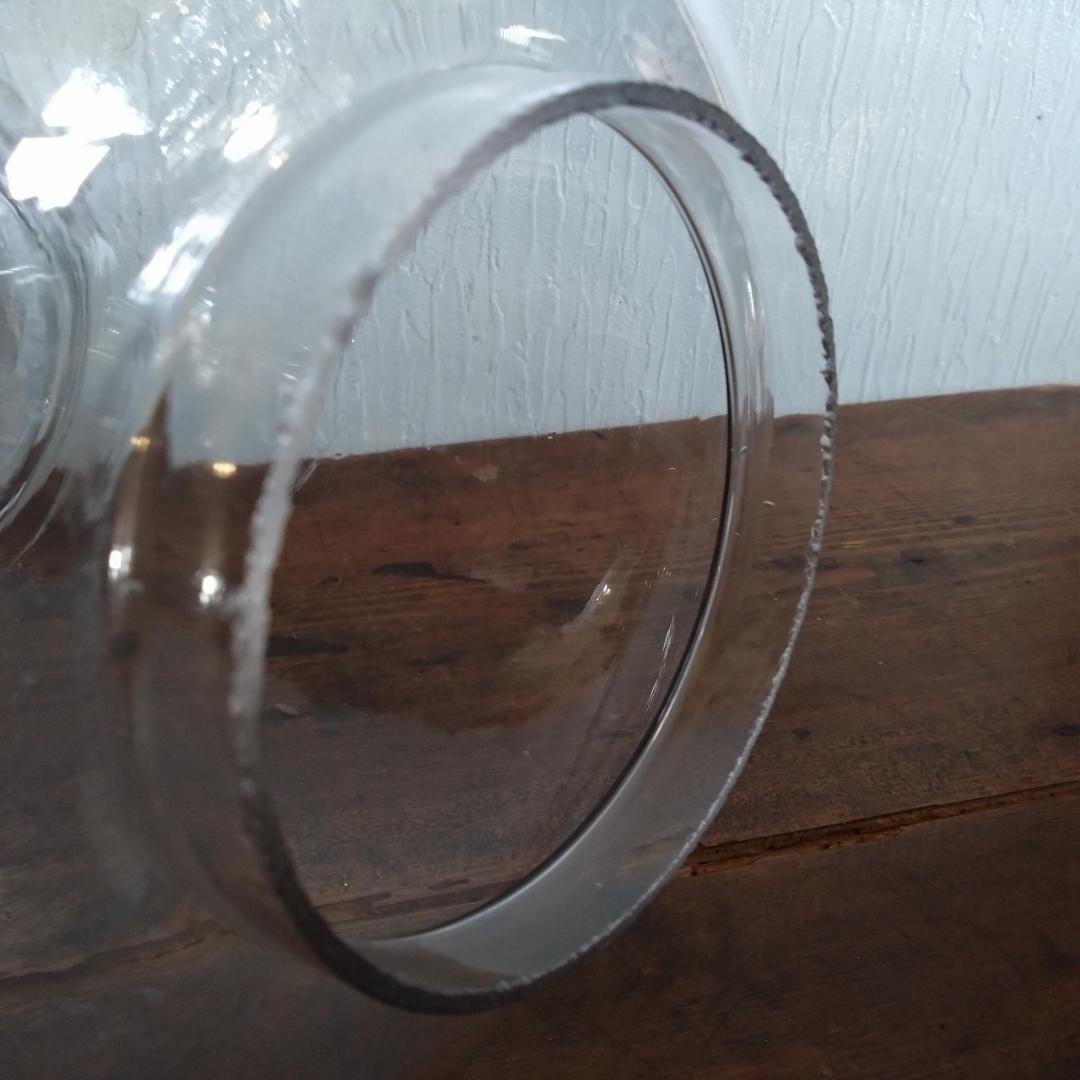 地球瓶　ガラス瓶　気泡