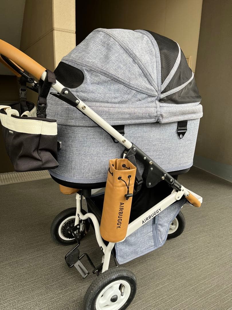 エアバギードーム3 ラージサイズ メランジデニム　追加でお付けする小物増えました