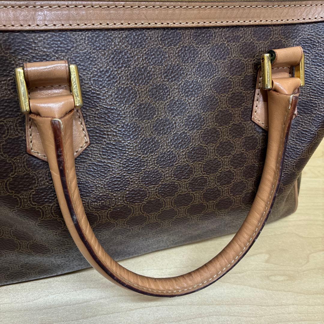 CELINE セリーヌ　マカダム柄　ハンドバッグ　ミニボストン