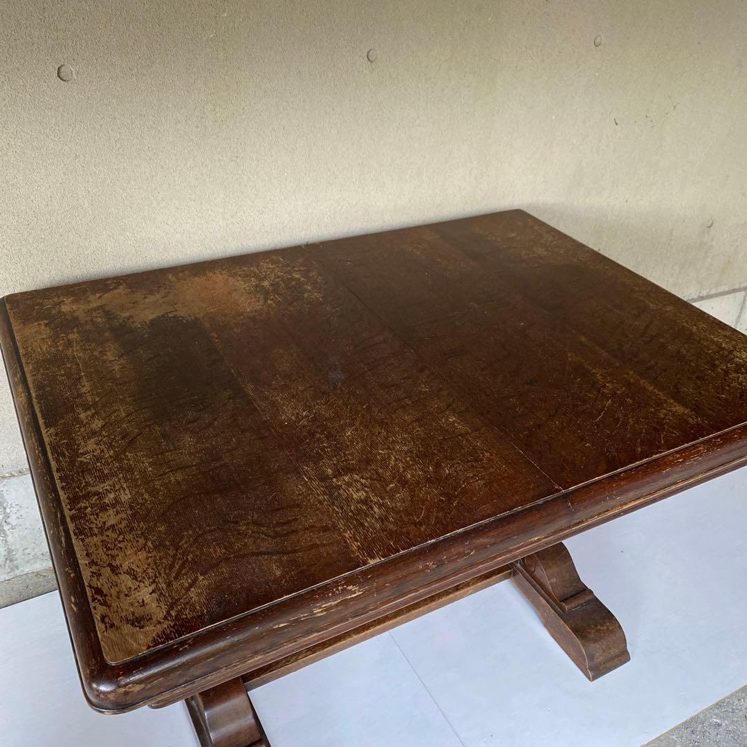 イギリス アンティーク エクステンション ダイニングテーブル 伸長式