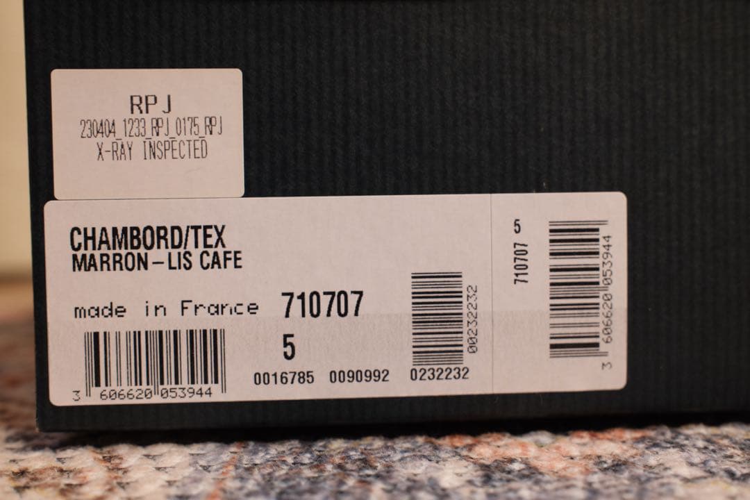 Paraboot CHAMBORD LIS CAFE 23.5㎝　UK5