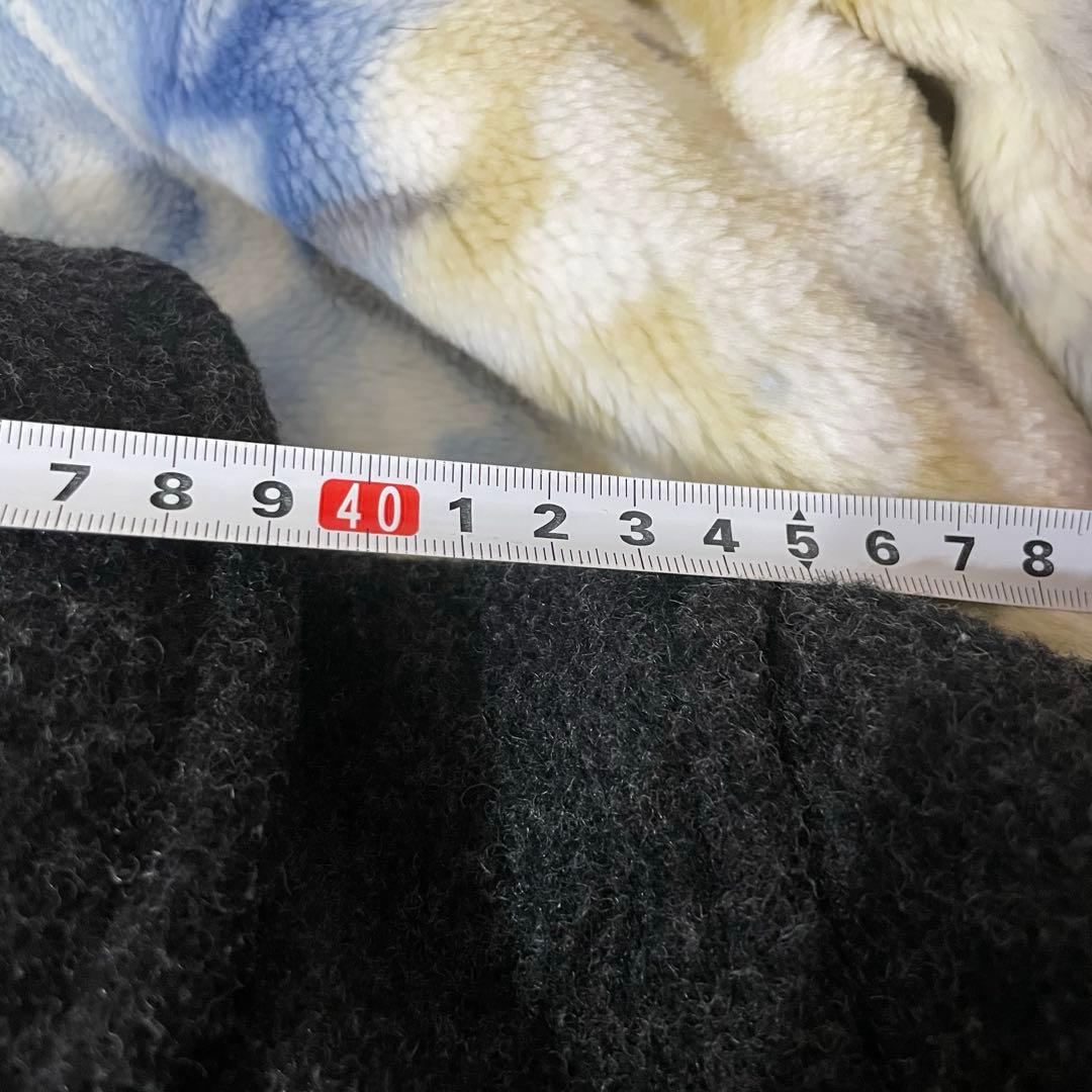 【美品】DANTON グレー ウールモッサコート サイズ38