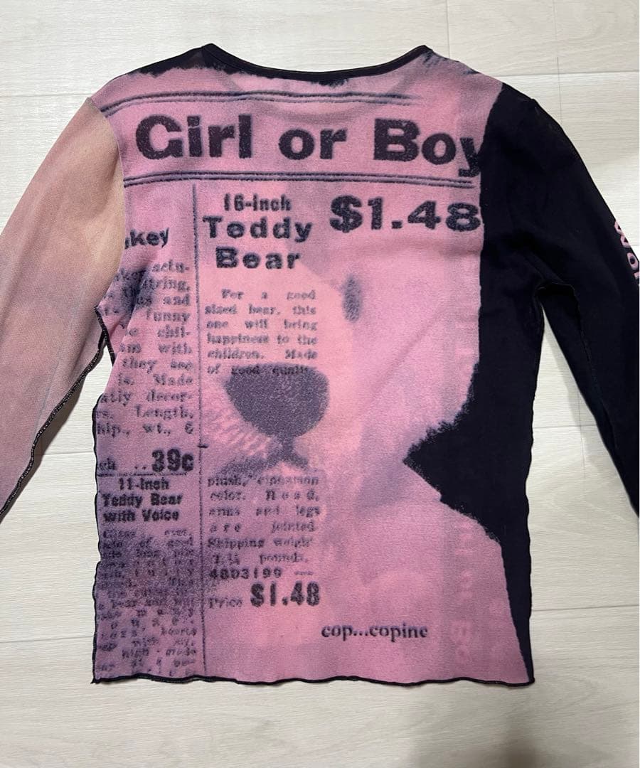 トップス COP COPINE sheer shirt