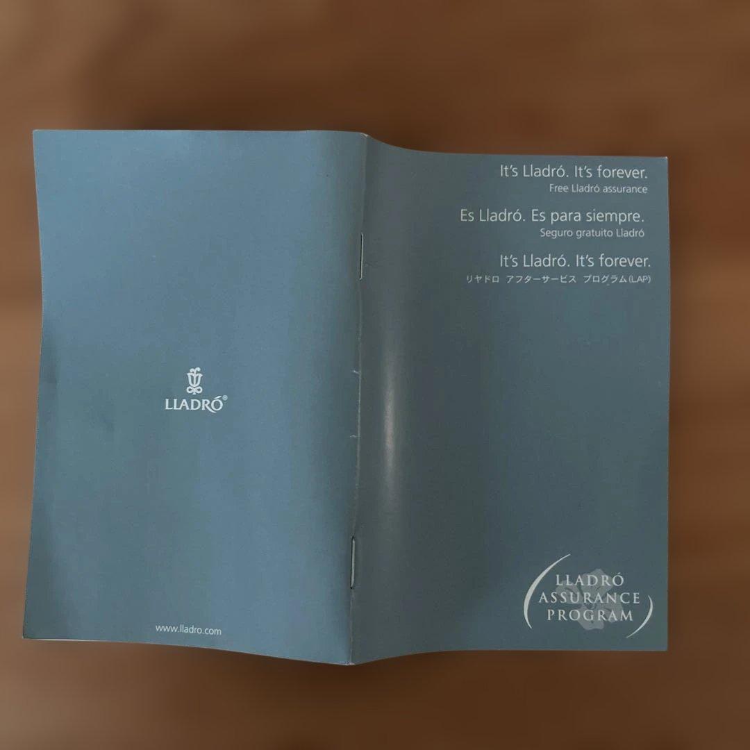 専用ガラスケース付　リヤドロ　可愛い眺め　犬